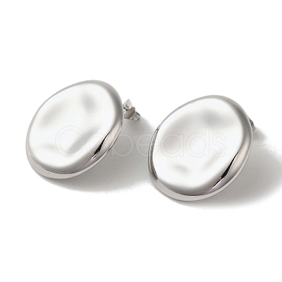 Non-Tarnish 304 Stainless Steel Stud Earrings EJEW-C085-07P-1