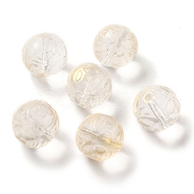 Transparent Glass Beads GLAA-A012-02F-1