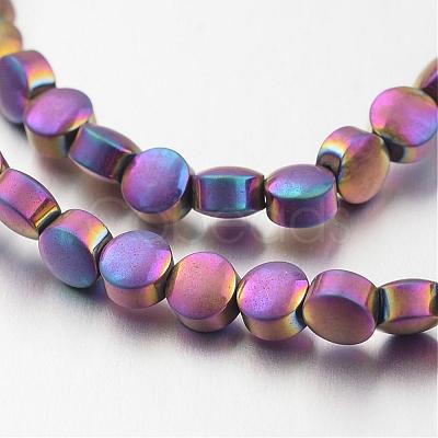 Electroplate Non-magnetic Synthetic Hematite Bead Strands G-F300-33B-F-1