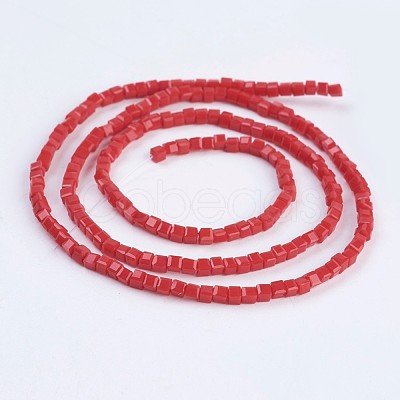 Opaque Glass Beads Strands EGLA-F121-NC01-1