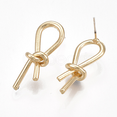 Alloy Stud Earrings PALLOY-S177-56-1