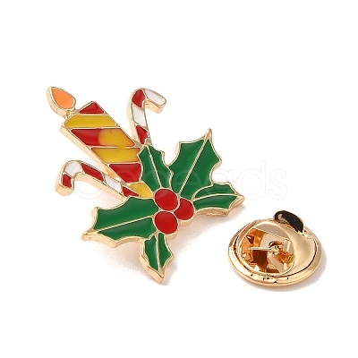 Christmas Series Golden Aolly Brooches JEWB-U004-01B-1