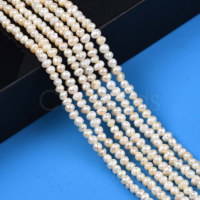 Natural Cultured Freshwater Pearl Beads Strands PEAR-N013-03B-1