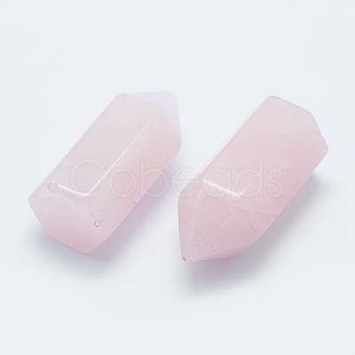 Natural Rose Quartz Pointed Beads X-G-G760-K20-1