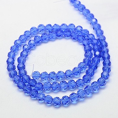 Glass Beads Strands EGLA-J042-6mm-02-1