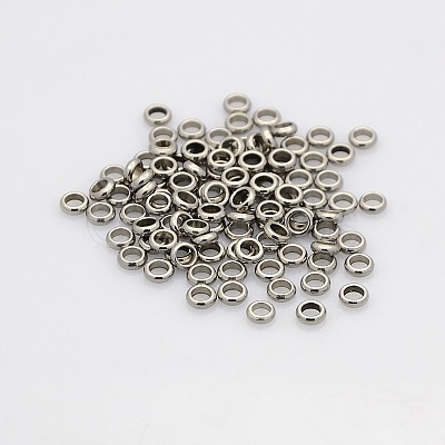 Tarnish Resistant Ring 304 Stainless Steel Spacer Beads STAS-N020-11-5mm-1