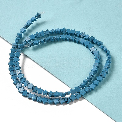 Dyed Synthetic Turquoise Beads Strands G-G085-B31-01-1