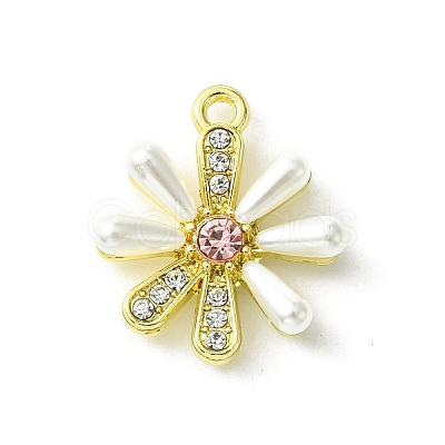 Alloy and Rhinestone Pendant FIND-Z045-01B-G-1