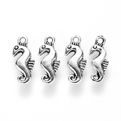 Tibetan Style Alloy Pendants TIBEP-S319-102AS-RS-1