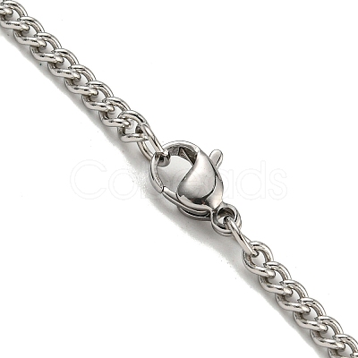 201 Stainless Steel Necklaces NJEW-Q336-01T-P-1