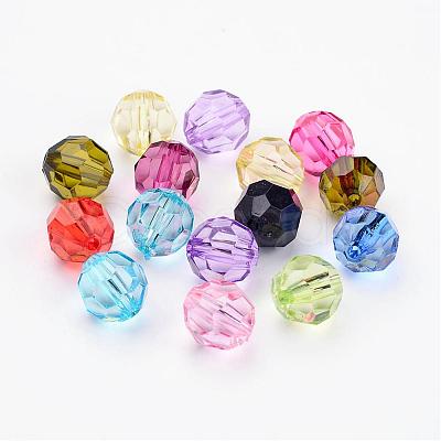 Transparent Acrylic Beads PL505Y-1