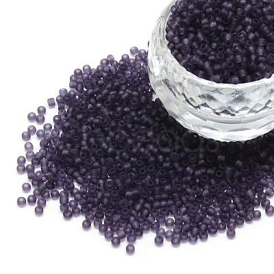 12/0 Grade A Round Glass Seed Beads SEED-Q006-M11-1