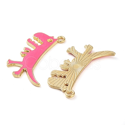 Rack Plating Alloy Enamel Pendants FIND-Q099-01G-02-1