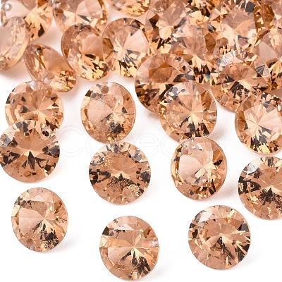 Cubic Zirconia Charms ZIRC-N033-C-06-1