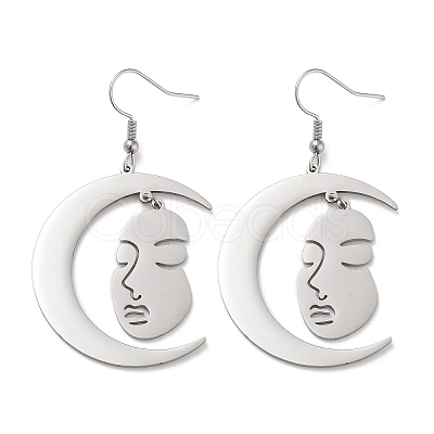 Non-Tarnish 304 Stainless Steel Dangle Earrings EJEW-P271-13P-1