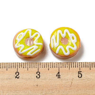 Handmade Lampwork Enamel Beads Strands LAMP-A001-F04-1