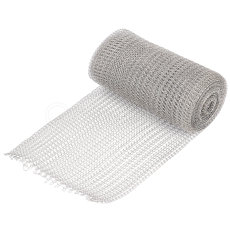 6M 304 Stainless Steel Insect Repellent Mesh Sheet AJEW-WH0528-05B-1