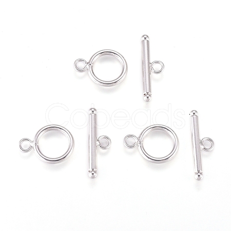 Brass Toggle Clasps KK-L189-23P-1