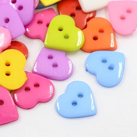 Acrylic Sewing Buttons for Costume Design BUTT-E085-A-M-1