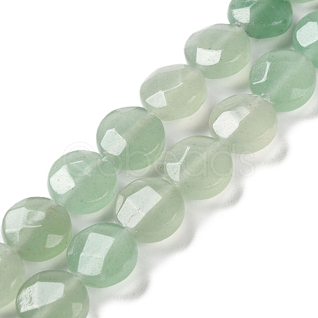 Natural Green Aventurine Beads Strands G-K357-B10-01-1