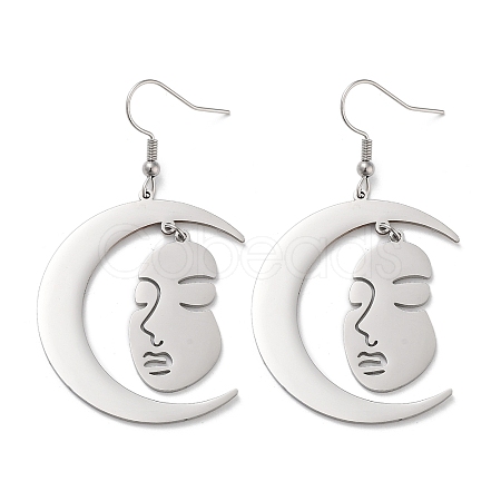 Non-Tarnish 304 Stainless Steel Dangle Earrings EJEW-P271-13P-1