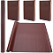 Imitation Leather Book Covers, Notebook Wraps, Dark Red, 800x420x0.6mm