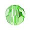 Preciosa&reg Crystal Beads, Czech Crystal, 451 19 602 Round, Peridot, 6mm