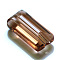 K9 Glass, Imitation Austrian Crystal Beads, Grade AAA, Faceted, Rectangle, PeachPuff, 10x15.5x7mm, Hole: 0.9~1mm