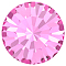 Preciosa&reg MAXIMA Crystal Round Stones, Czech Crystal, Dura Foiling, Round(431 11 615 Chaton), 70010 Rose, SS45(9.85~10.2mm)