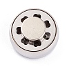 304 Stainless Steel Magnetic Diffuser Locket Aromatherapy Essential Oil Buckle AJEW-M027-12P-4