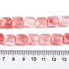 Cherry Quartz Glass Beads Strands G-T138-156-5