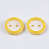 Resin Buttons BUTT-Q041-02O-2