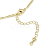 Rack Plating Brass Bar Link Chain Necklaces for Women NJEW-K382-01G-2