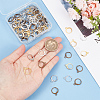 SOFPLATE 120Pcs 4 Colors Brass Leverback Earring Findings KK-SP0001-02-3