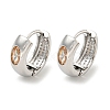 Brass with Cubic Zirconia Earrings EJEW-L211-13P-1