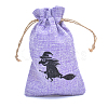 Halloween Burlap Packing Pouches HAWE-PW0001-151F-1