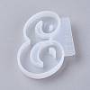 Letter DIY Silicone Molds X-DIY-I034-08E-1