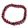 Dyed Natural Cultured Freshwater Pearl Beads Stretch Bracelets BJEW-JB05893-2