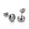 Flat Round 304 Stainless Steel Jewelry Sets SJEW-H302-10-5