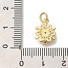 Rack Plating Brass Micro Pave Cubic Zirconia Charms KK-I720-37G-3