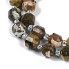 Natural Rhyolite Jasper Beads Strands G-O201B-122F-3