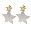 Titanium Steel Stud Earrings for Women EJEW-C110-06GP-1