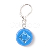Opaque Acrylic Charms Locking Stitch Makers HJEW-JM01181-2