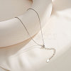 Potato Natural Freshwater Pearl Bib Necklaces NJEW-G153-01P-4