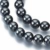 Non-Magnetic Synthetic Hematite Beads Strands X-G-Q892-8mm-2