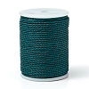 Round Waxed Polyester Cord YC-G006-01-1.0mm-35-1