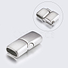 Tarnish Resistant 304 Stainless Steel Magnetic Clasps with Glue-in Ends X-STAS-P181-25P-2