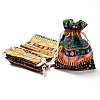 Ethnic Style Cloth Packing Pouches Drawstring Bags ABAG-R006-10x14-01-3