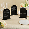 Arch Acrylic Blank Place Cards AJEW-WH0348-27-3