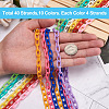 Yilisi 40 Strands 10 Colors Handmade Opaque Acrylic Paperclip Chains KY-YS0001-04-4